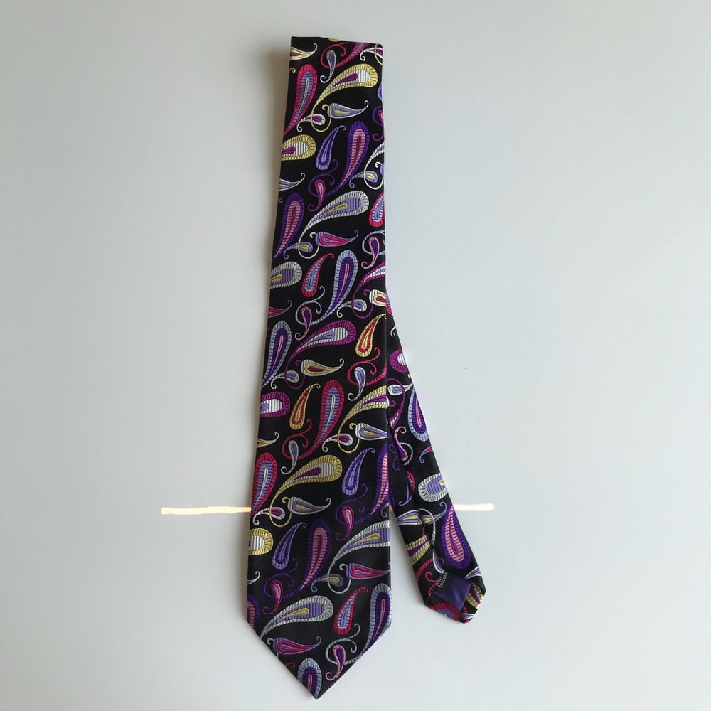 Duchamp colorful silk tie